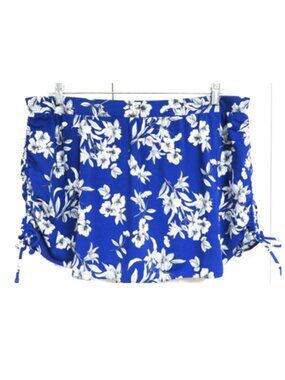 Cacique Plus Size 24 Swim Skirt with Attached Brief